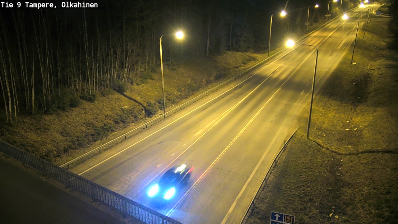 Weather Camera Image Road 9 Tampere, Olkahinen, Tampere, Pirkanmaa