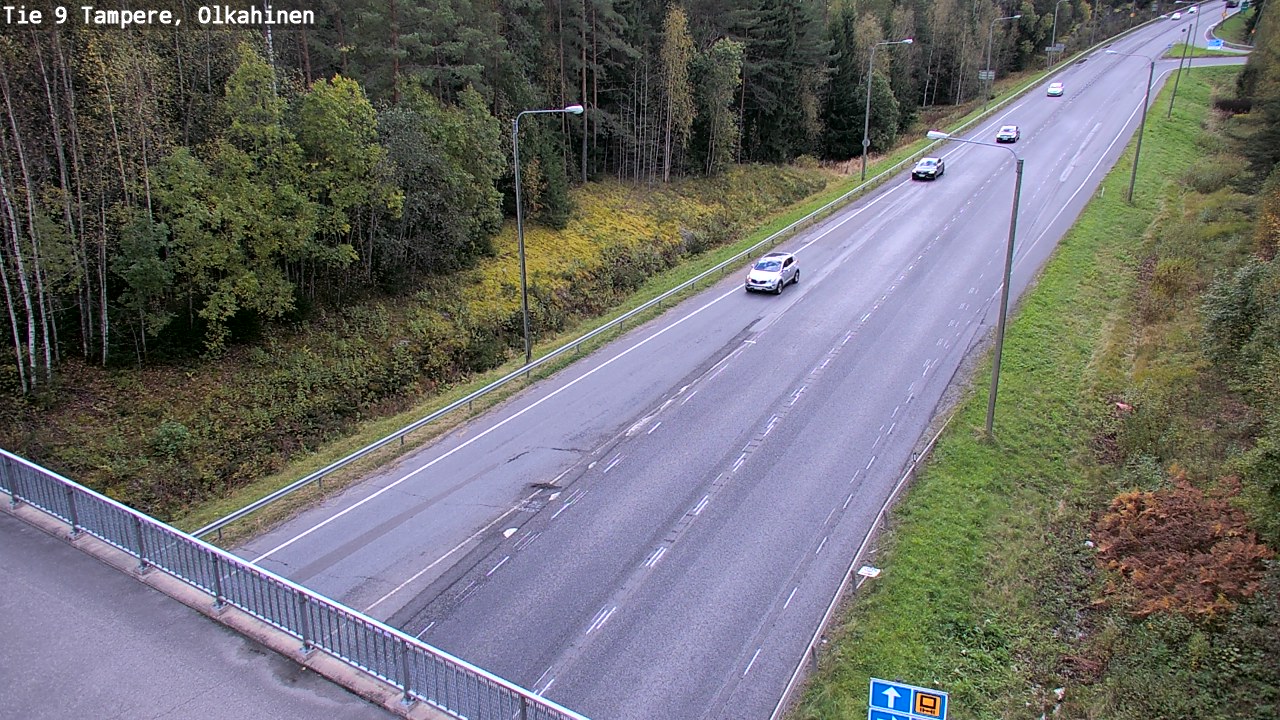 Weather Camera Image Road 9 Tampere, Olkahinen, Tampere, Pirkanmaa