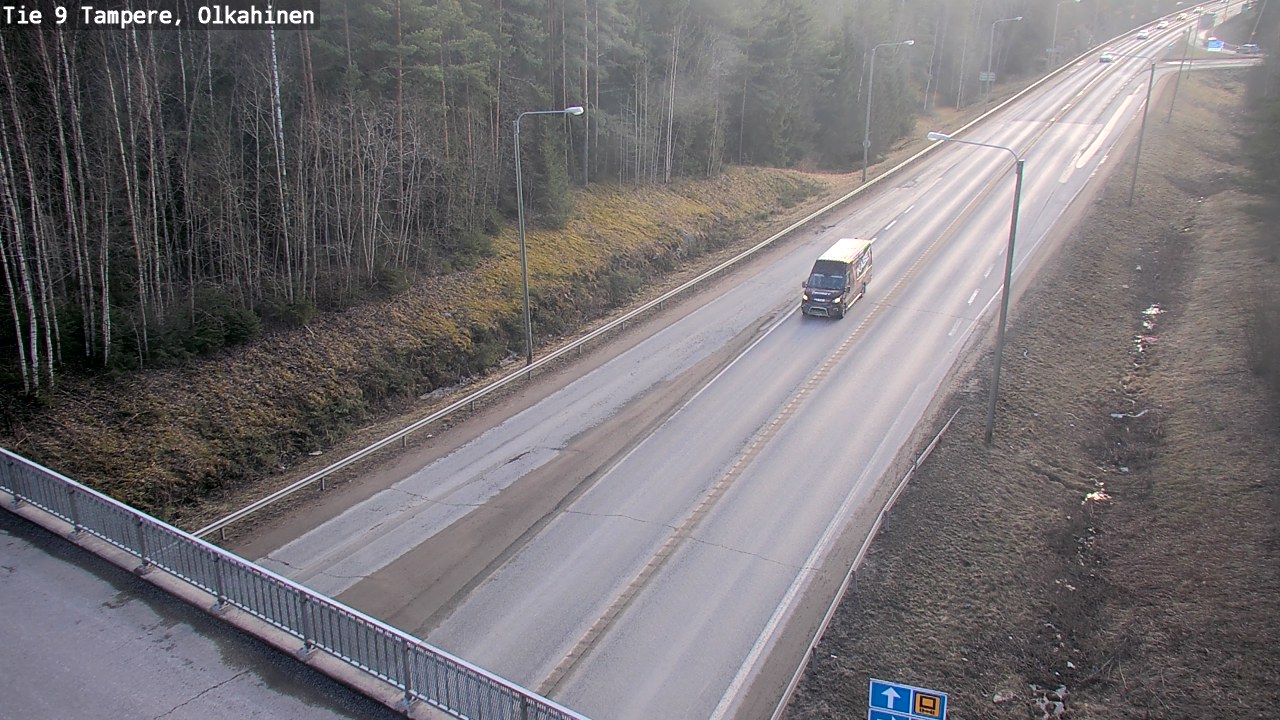 Weather Camera Image Road 9 Tampere, Olkahinen, Tampere, Pirkanmaa