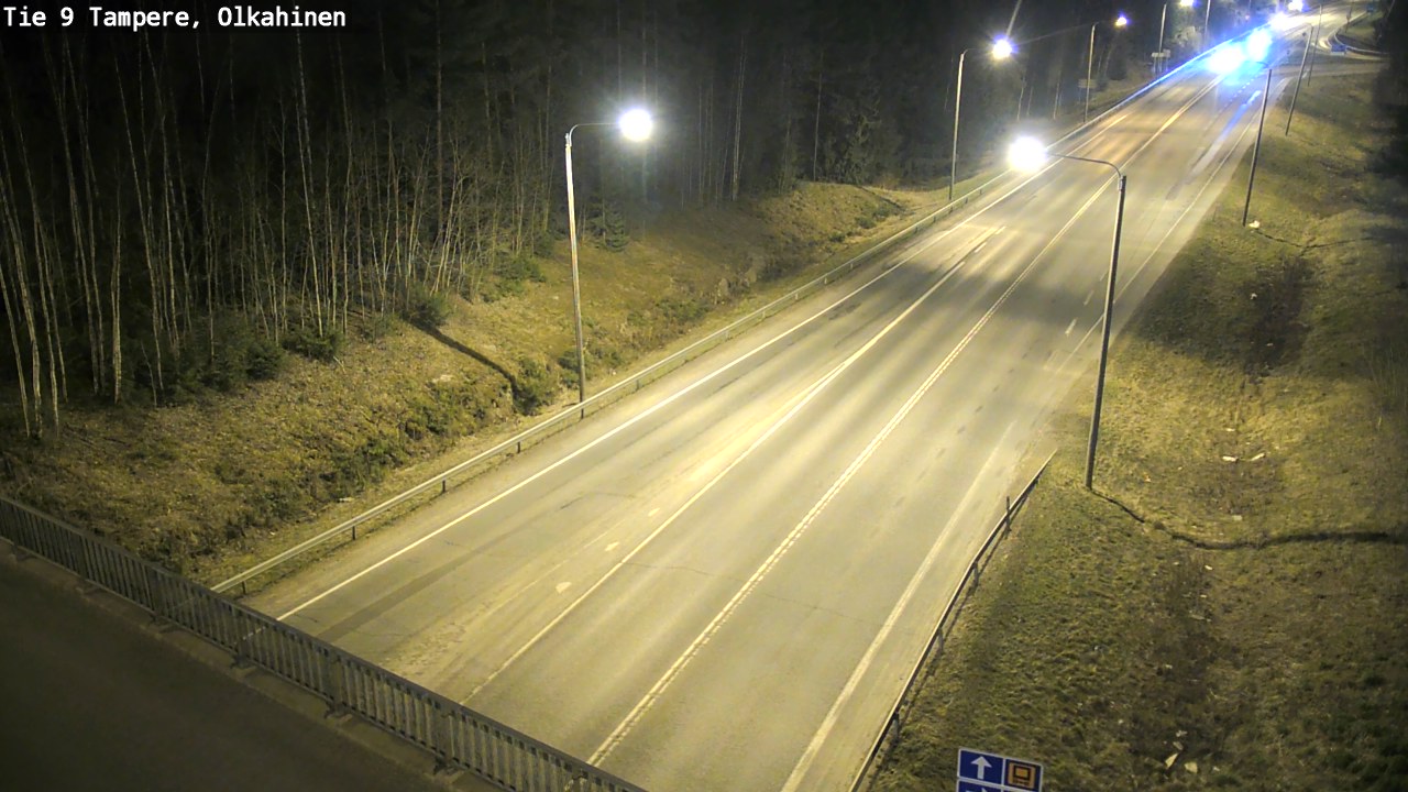 Weather Camera Image Road 9 Tampere, Olkahinen, Tampere, Pirkanmaa