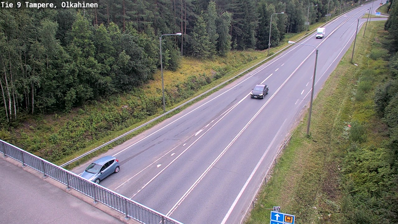 Weather Camera Image Road 9 Tampere, Olkahinen, Tampere, Pirkanmaa