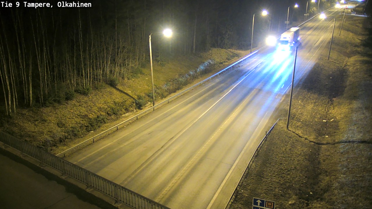 Weather Camera Image Road 9 Tampere, Olkahinen, Tampere, Pirkanmaa