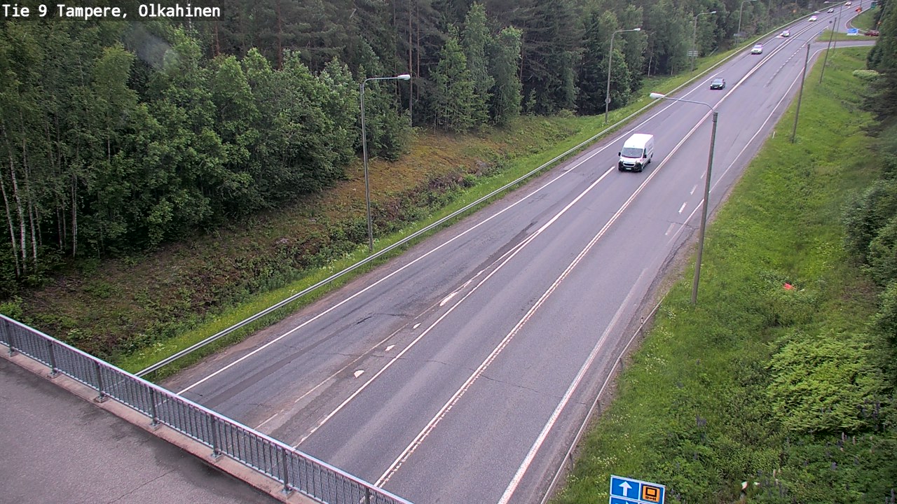 Weather Camera Image Road 9 Tampere, Olkahinen, Tampere, Pirkanmaa