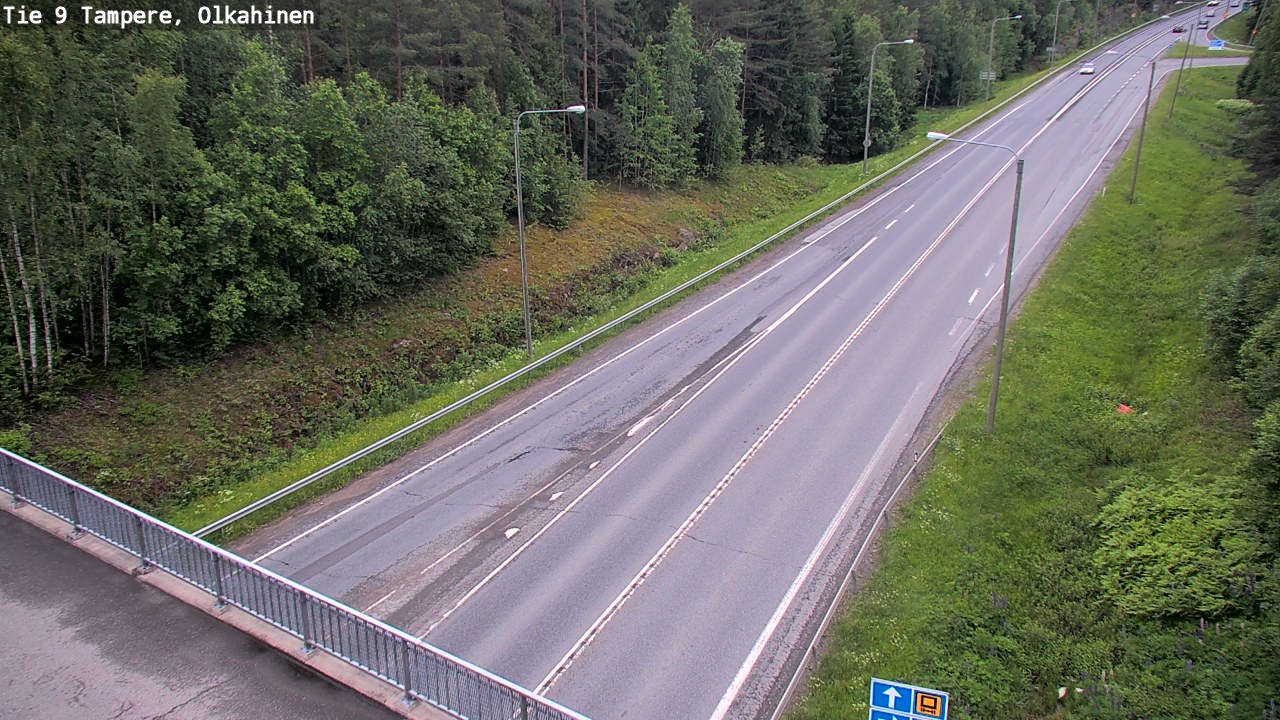 Weather Camera Image Road 9 Tampere, Olkahinen, Tampere, Pirkanmaa