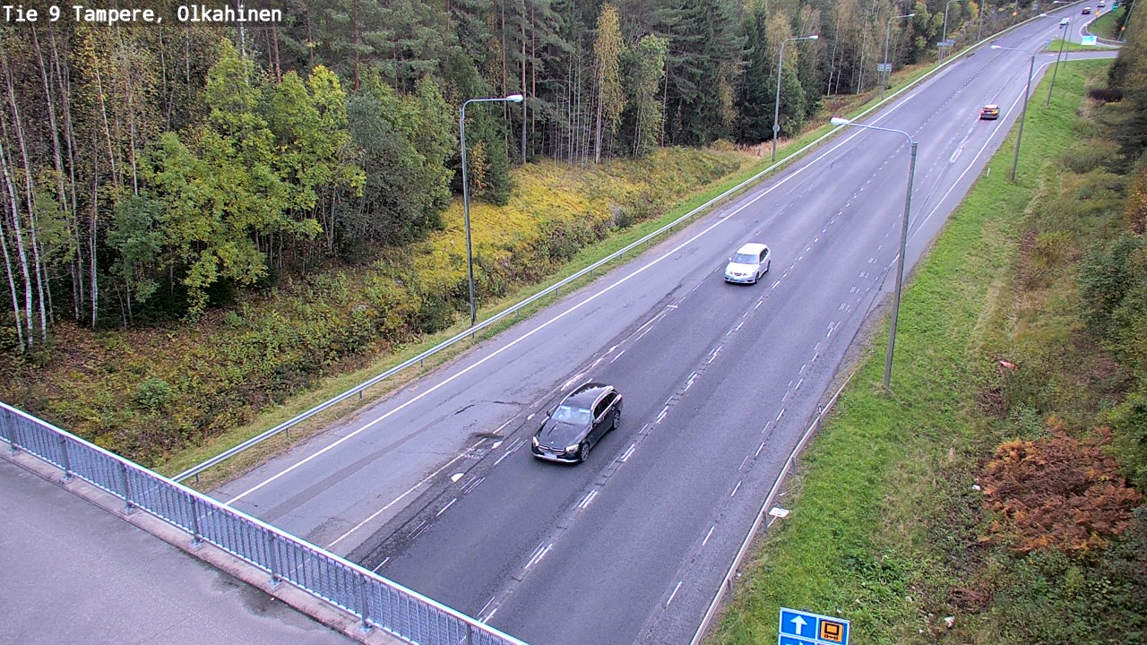 Weather Camera Image Road 9 Tampere, Olkahinen, Tampere, Pirkanmaa