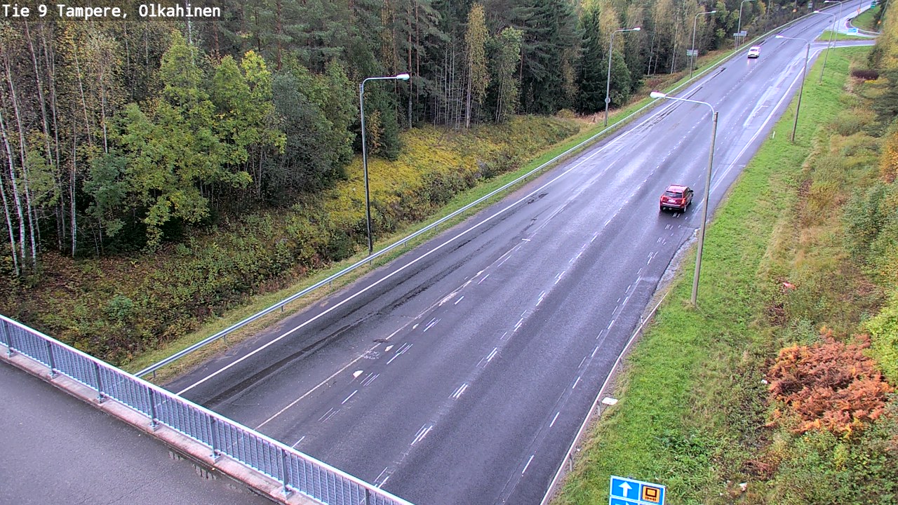 Weather Camera Image Road 9 Tampere, Olkahinen, Tampere, Pirkanmaa