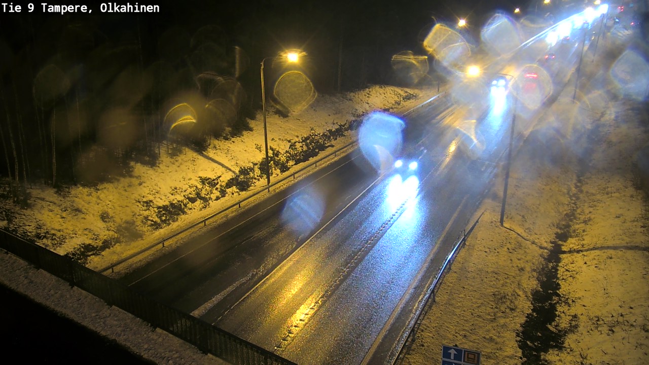Weather Camera Image Väg 9 Tammerfors, Olkahinen, Tampere, Pirkanmaa