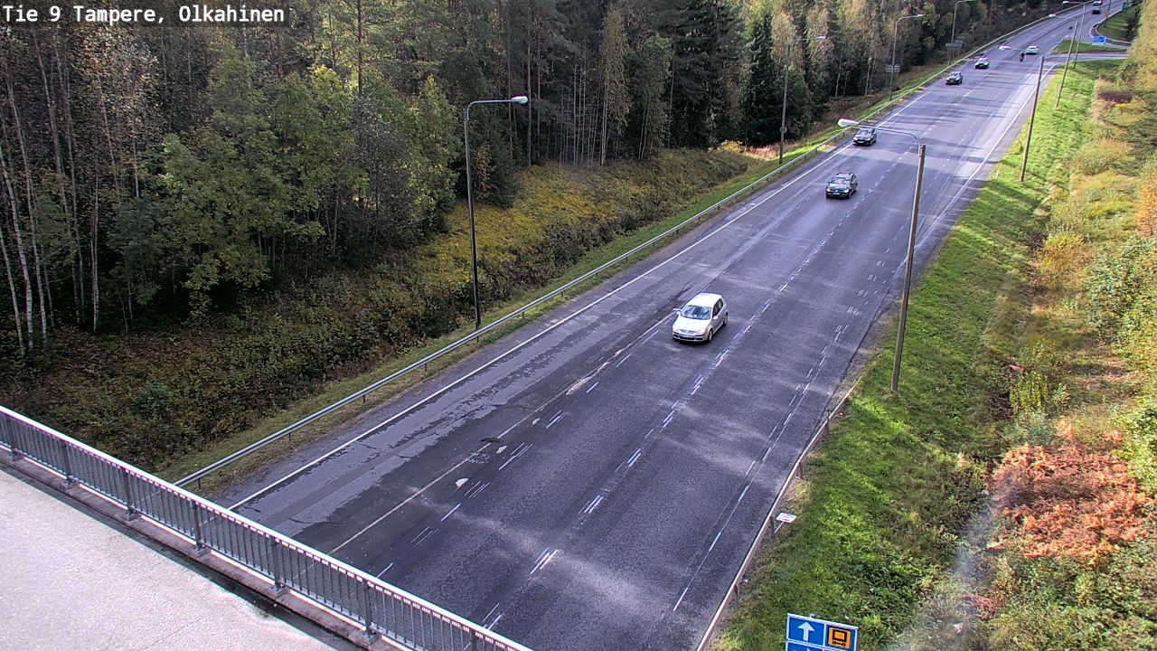 Weather Camera Image Road 9 Tampere, Olkahinen, Tampere, Pirkanmaa