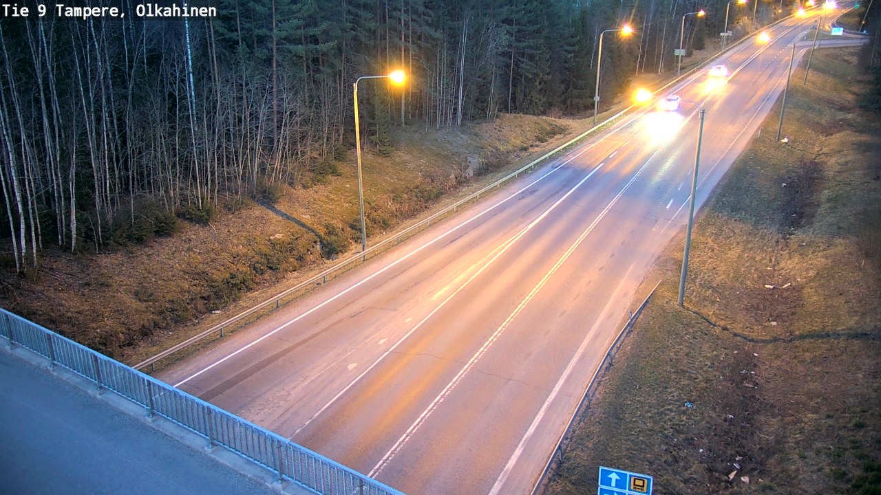 Weather Camera Image Road 9 Tampere, Olkahinen, Tampere, Pirkanmaa