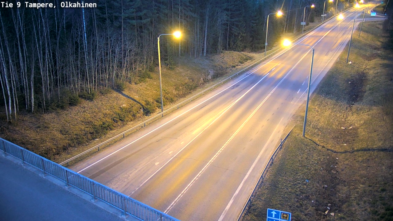 Weather Camera Image Road 9 Tampere, Olkahinen, Tampere, Pirkanmaa