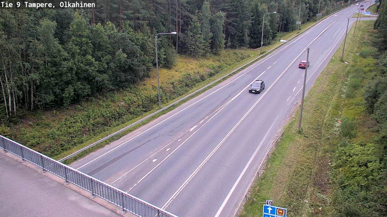 Weather Camera Image Road 9 Tampere, Olkahinen, Tampere, Pirkanmaa
