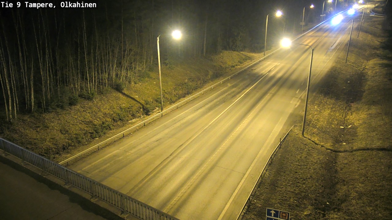 Weather Camera Image Väg 9 Tammerfors, Olkahinen, Tampere, Pirkanmaa