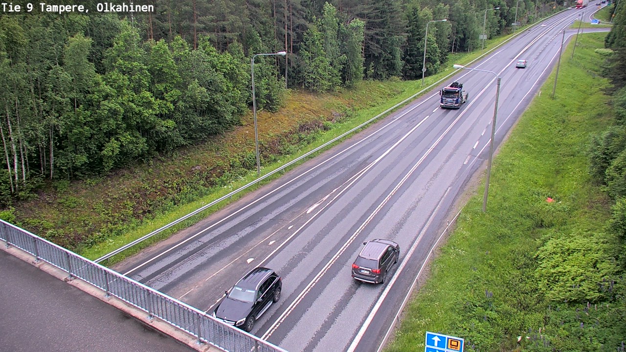 Weather Camera Image Road 9 Tampere, Olkahinen, Tampere, Pirkanmaa