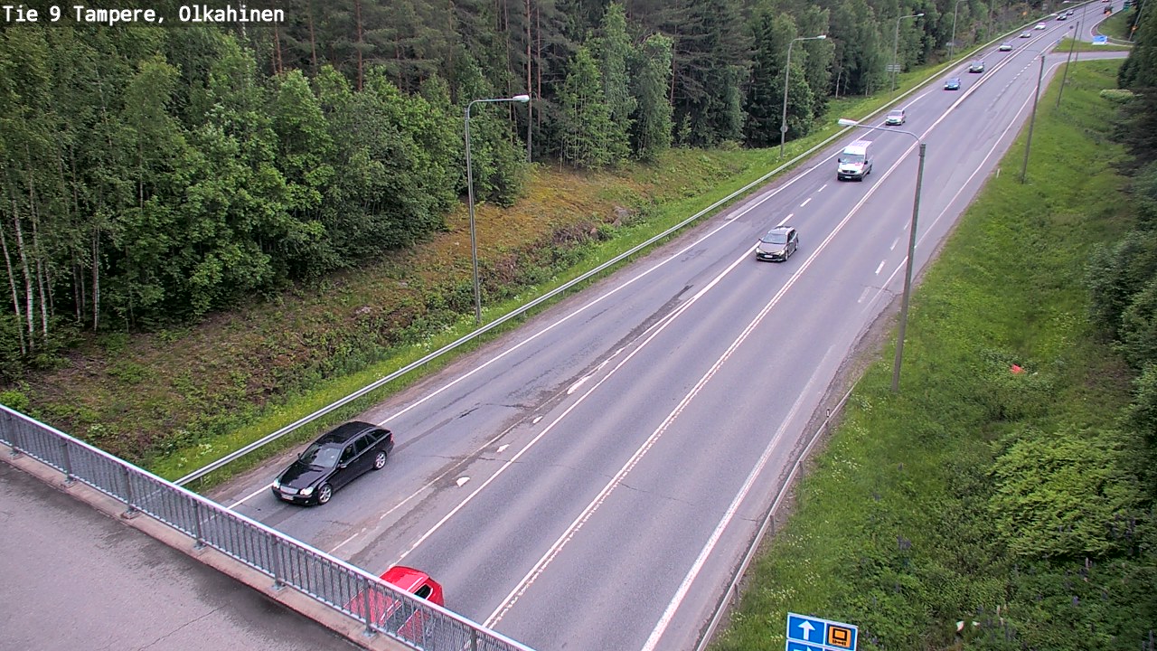 Weather Camera Image Road 9 Tampere, Olkahinen, Tampere, Pirkanmaa