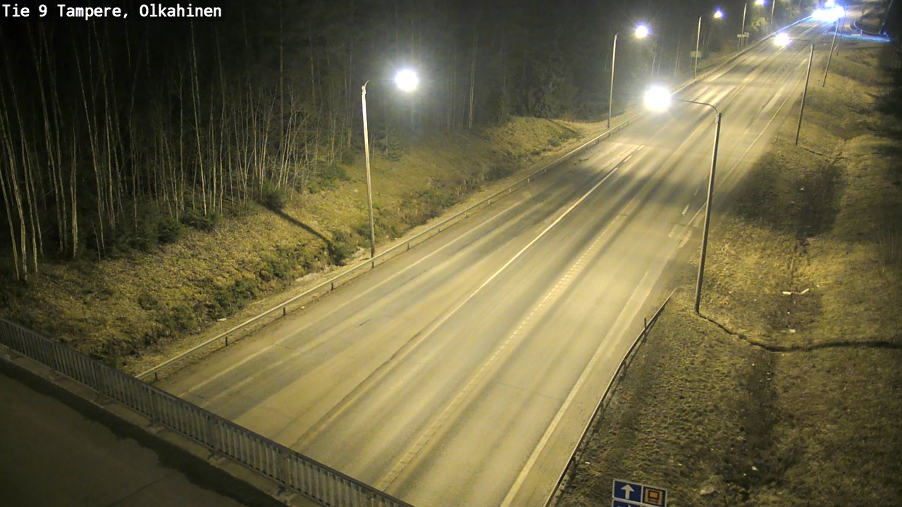 Weather Camera Image Road 9 Tampere, Olkahinen, Tampere, Pirkanmaa