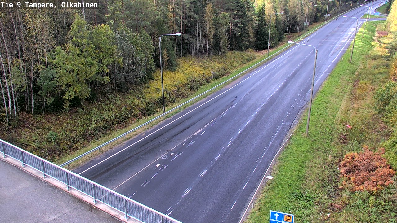 Weather Camera Image Road 9 Tampere, Olkahinen, Tampere, Pirkanmaa