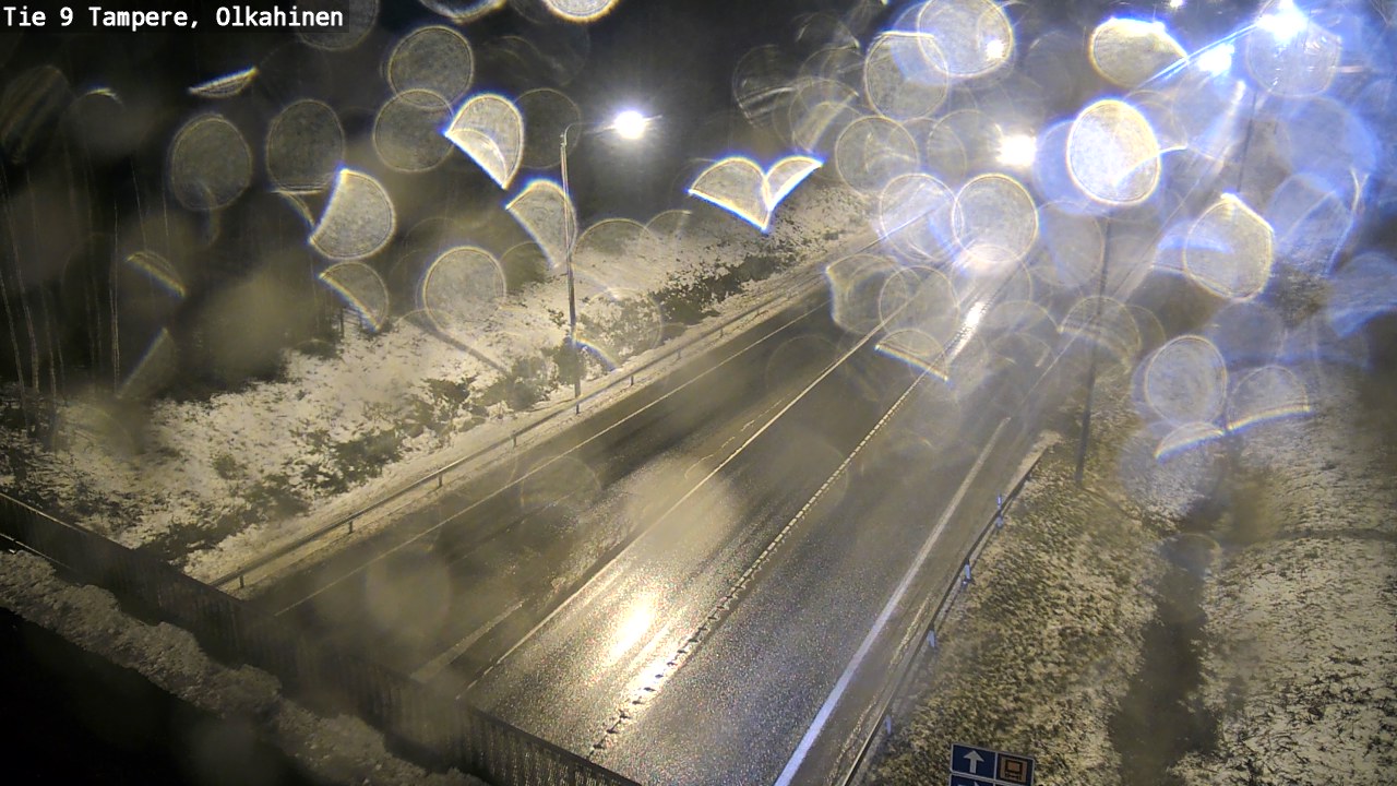 Weather Camera Image Väg 9 Tammerfors, Olkahinen, Tampere, Pirkanmaa