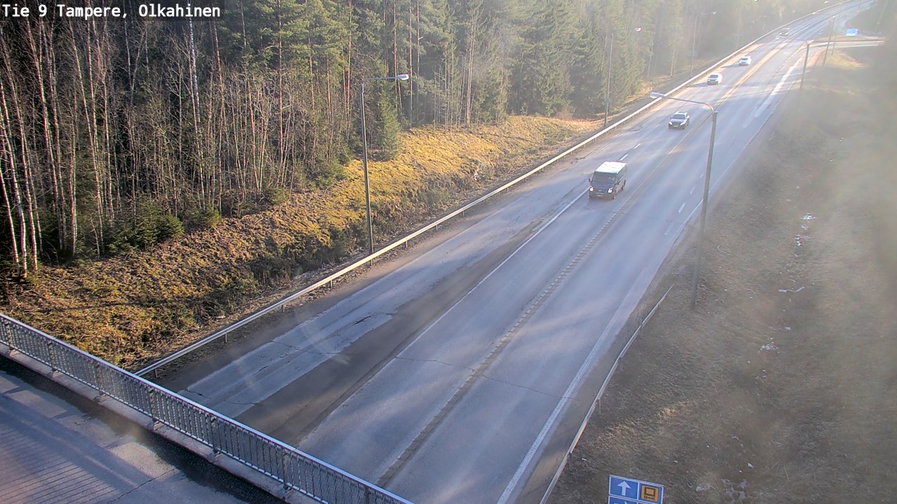 Weather Camera Image Road 9 Tampere, Olkahinen, Tampere, Pirkanmaa