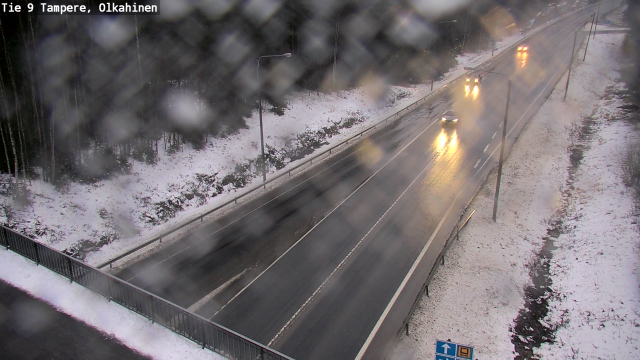Weather Camera Image Väg 9 Tammerfors, Olkahinen, Tampere, Pirkanmaa
