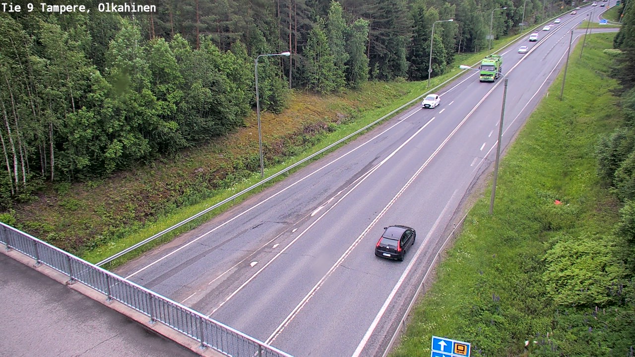 Weather Camera Image Road 9 Tampere, Olkahinen, Tampere, Pirkanmaa