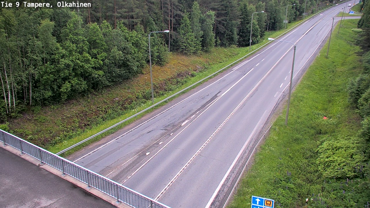 Weather Camera Image Road 9 Tampere, Olkahinen, Tampere, Pirkanmaa