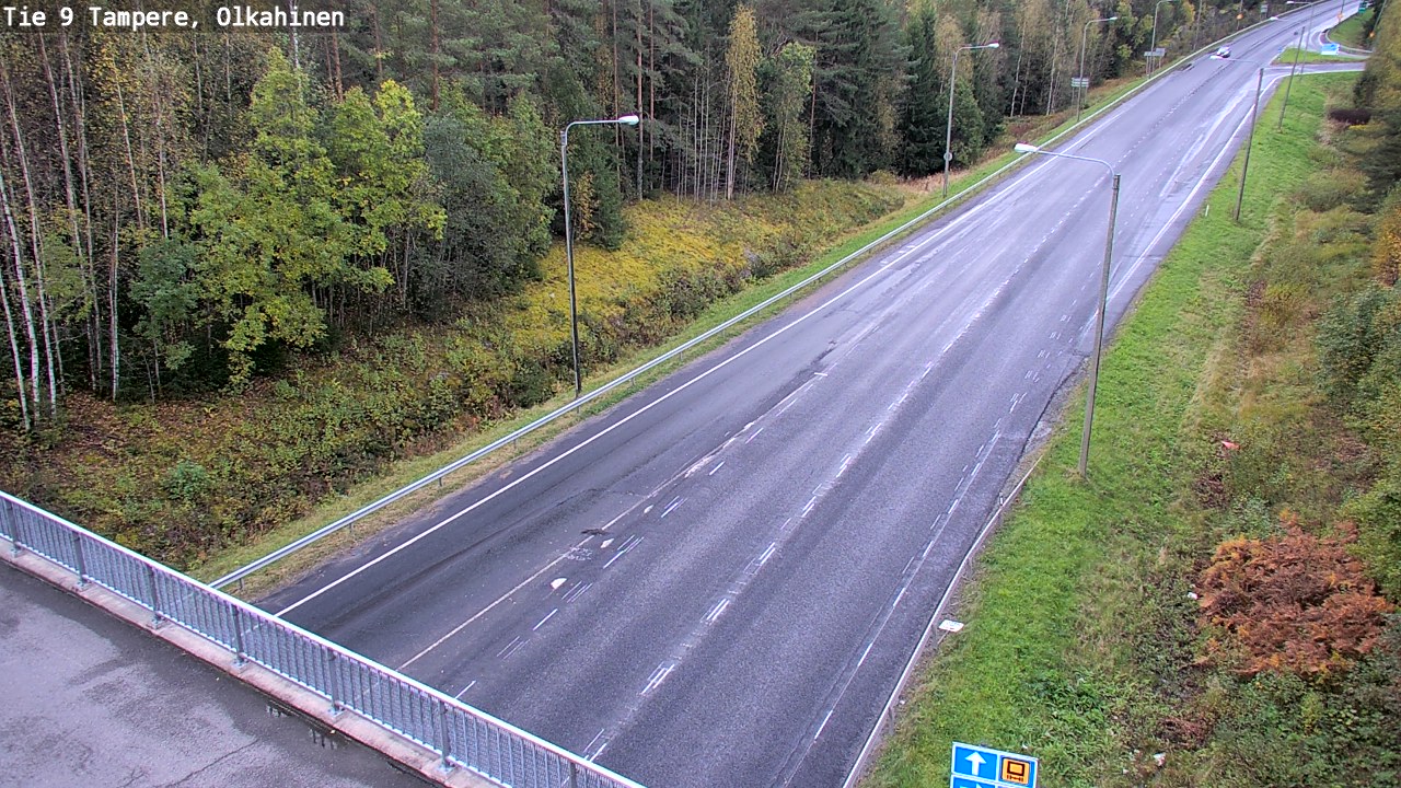 Weather Camera Image Road 9 Tampere, Olkahinen, Tampere, Pirkanmaa