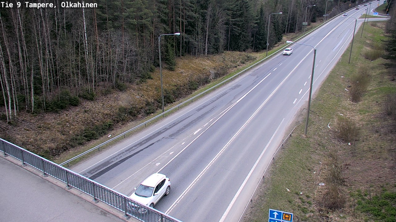 Weather Camera Image Road 9 Tampere, Olkahinen, Tampere, Pirkanmaa