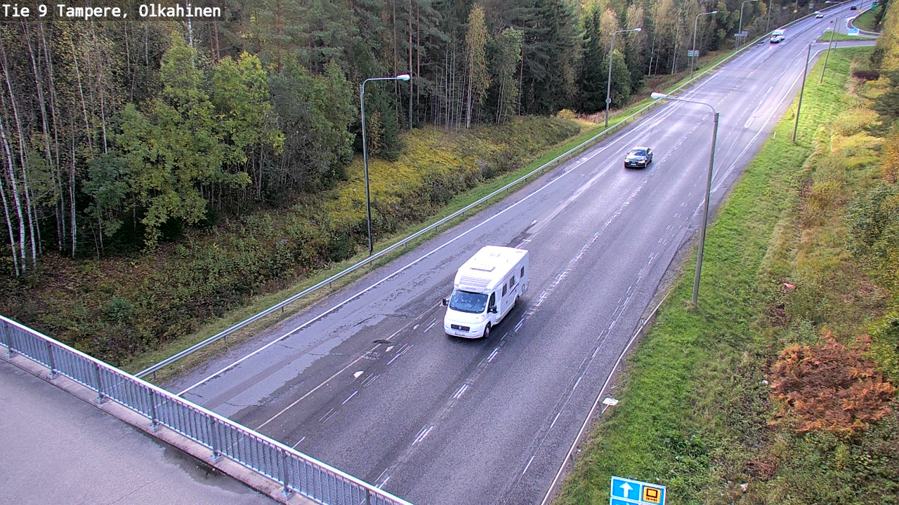 Weather Camera Image Road 9 Tampere, Olkahinen, Tampere, Pirkanmaa