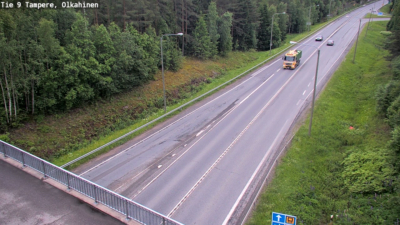 Weather Camera Image Road 9 Tampere, Olkahinen, Tampere, Pirkanmaa