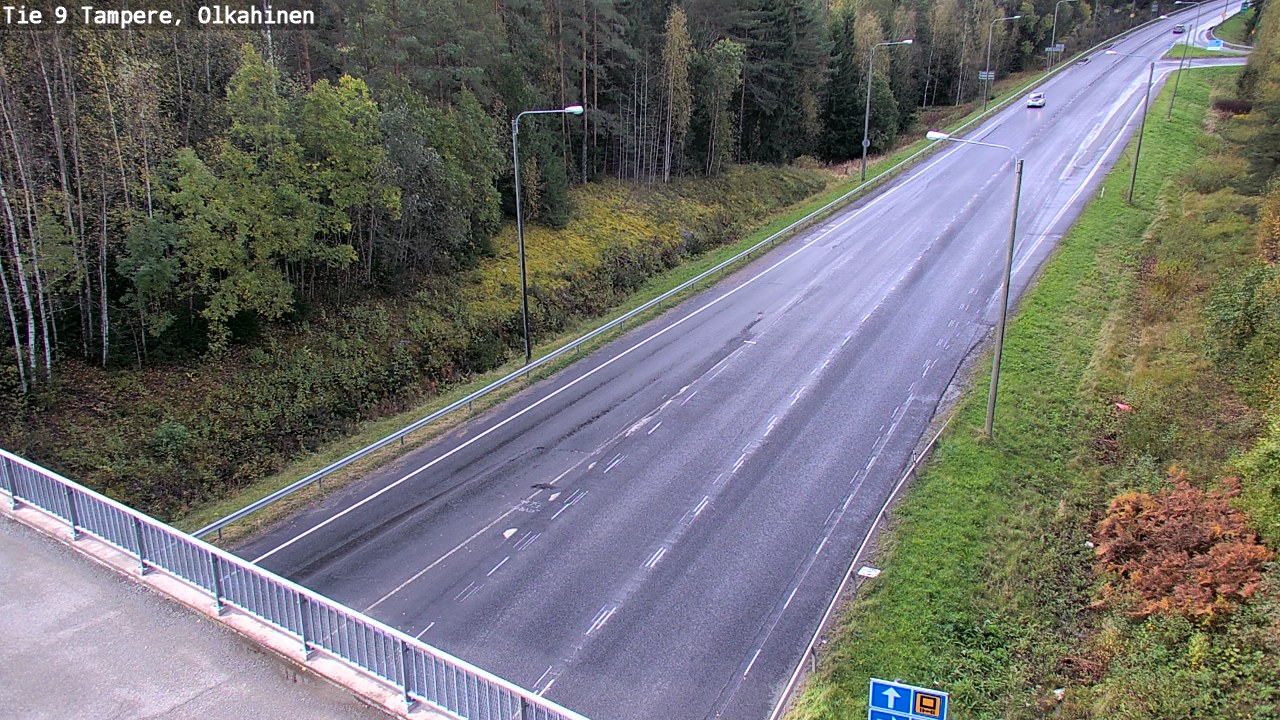 Weather Camera Image Road 9 Tampere, Olkahinen, Tampere, Pirkanmaa