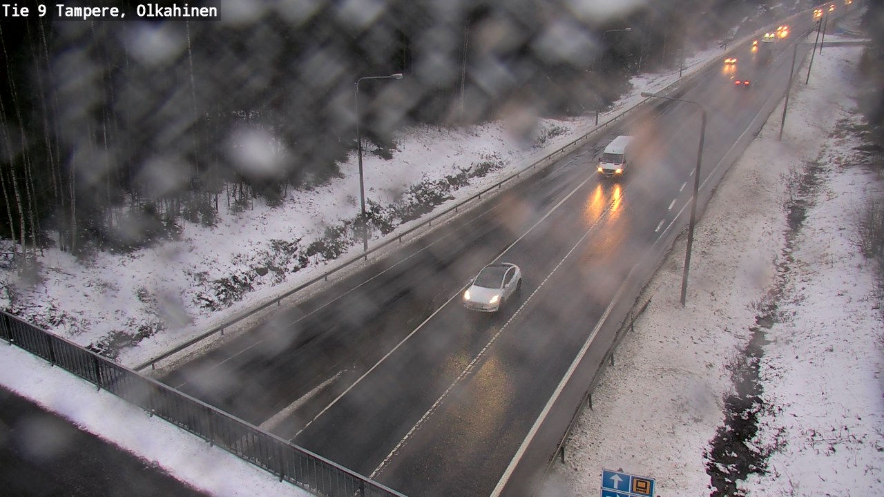 Weather Camera Image Väg 9 Tammerfors, Olkahinen, Tampere, Pirkanmaa