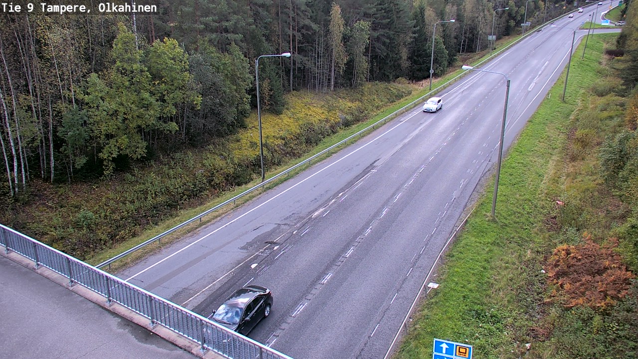 Weather Camera Image Road 9 Tampere, Olkahinen, Tampere, Pirkanmaa