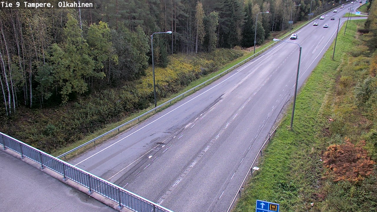 Weather Camera Image Road 9 Tampere, Olkahinen, Tampere, Pirkanmaa