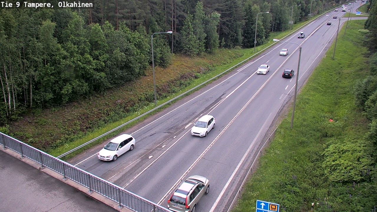Weather Camera Image Road 9 Tampere, Olkahinen, Tampere, Pirkanmaa