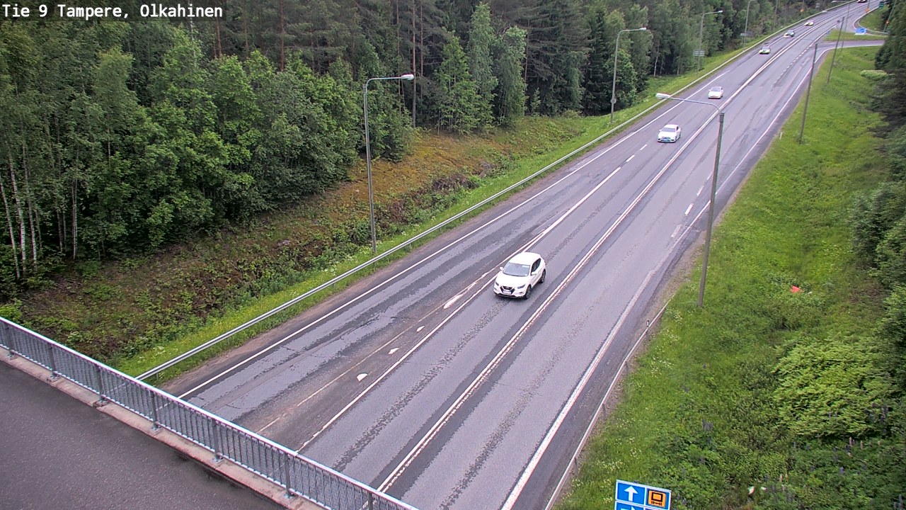 Weather Camera Image Road 9 Tampere, Olkahinen, Tampere, Pirkanmaa