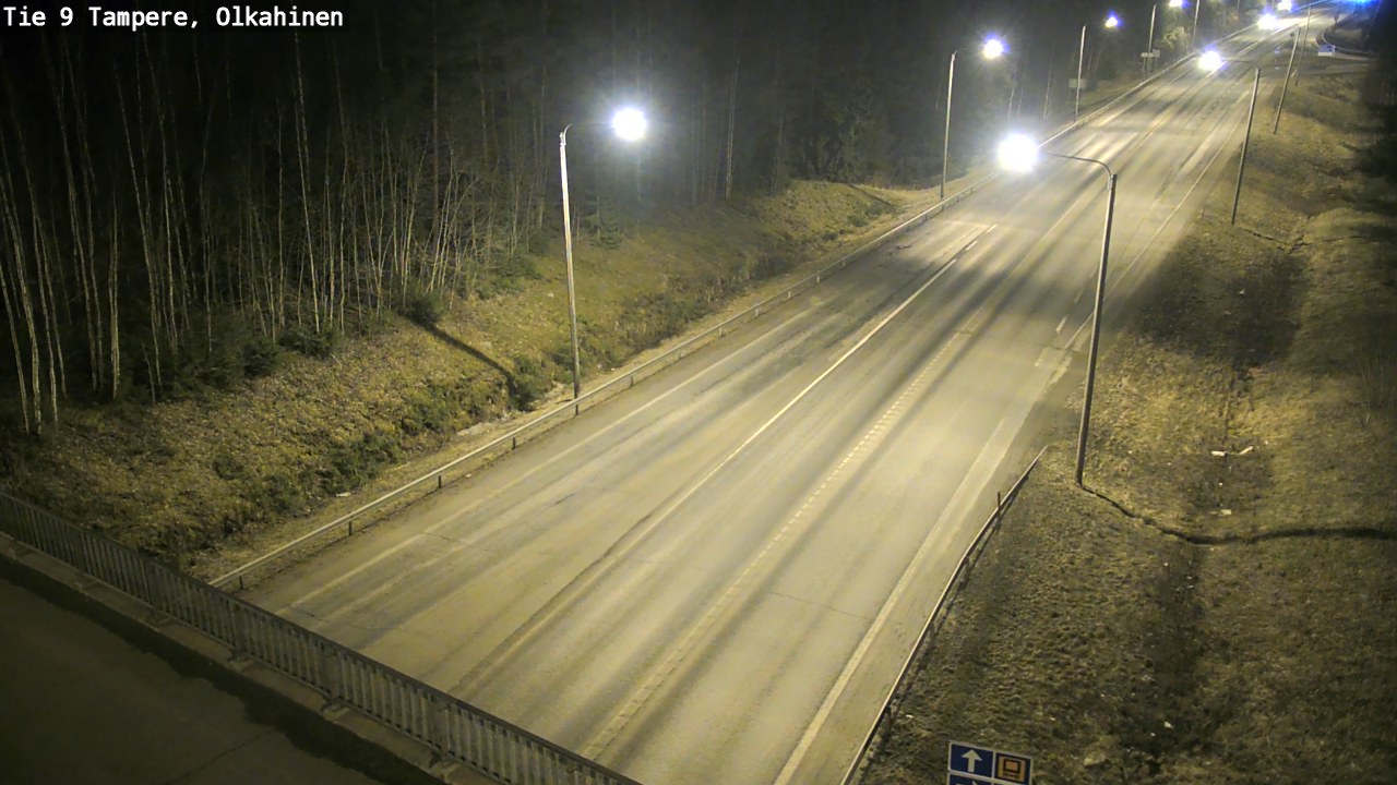 Weather Camera Image Road 9 Tampere, Olkahinen, Tampere, Pirkanmaa