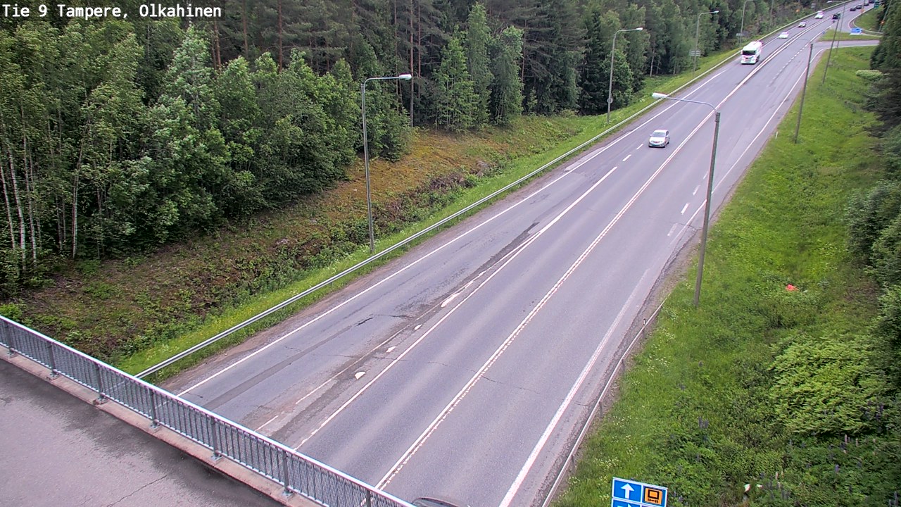 Weather Camera Image Road 9 Tampere, Olkahinen, Tampere, Pirkanmaa