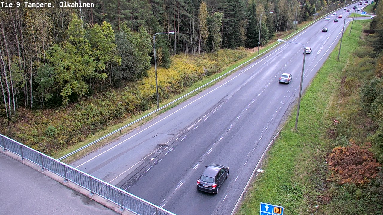 Weather Camera Image Road 9 Tampere, Olkahinen, Tampere, Pirkanmaa