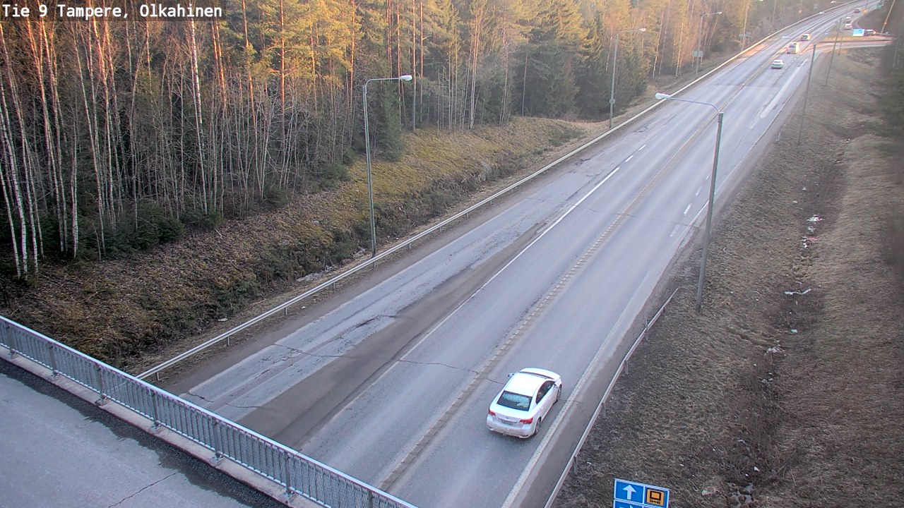 Weather Camera Image Road 9 Tampere, Olkahinen, Tampere, Pirkanmaa