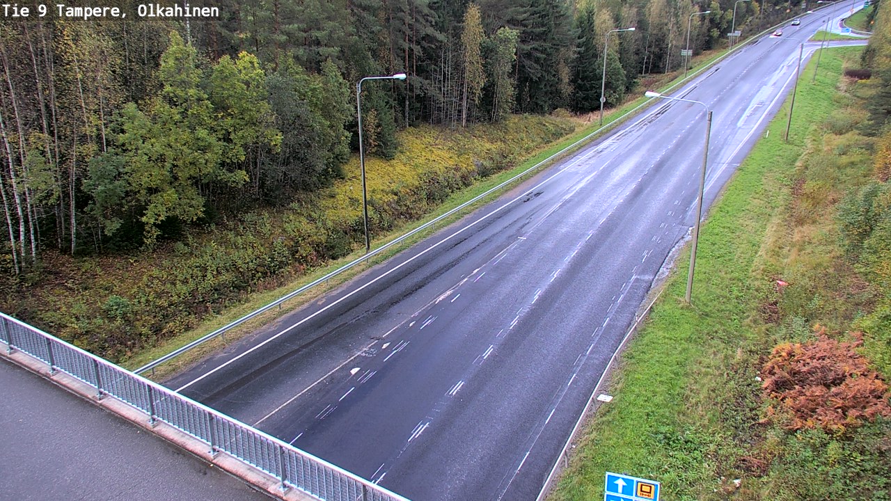 Weather Camera Image Road 9 Tampere, Olkahinen, Tampere, Pirkanmaa