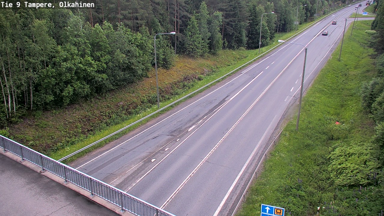 Weather Camera Image Road 9 Tampere, Olkahinen, Tampere, Pirkanmaa
