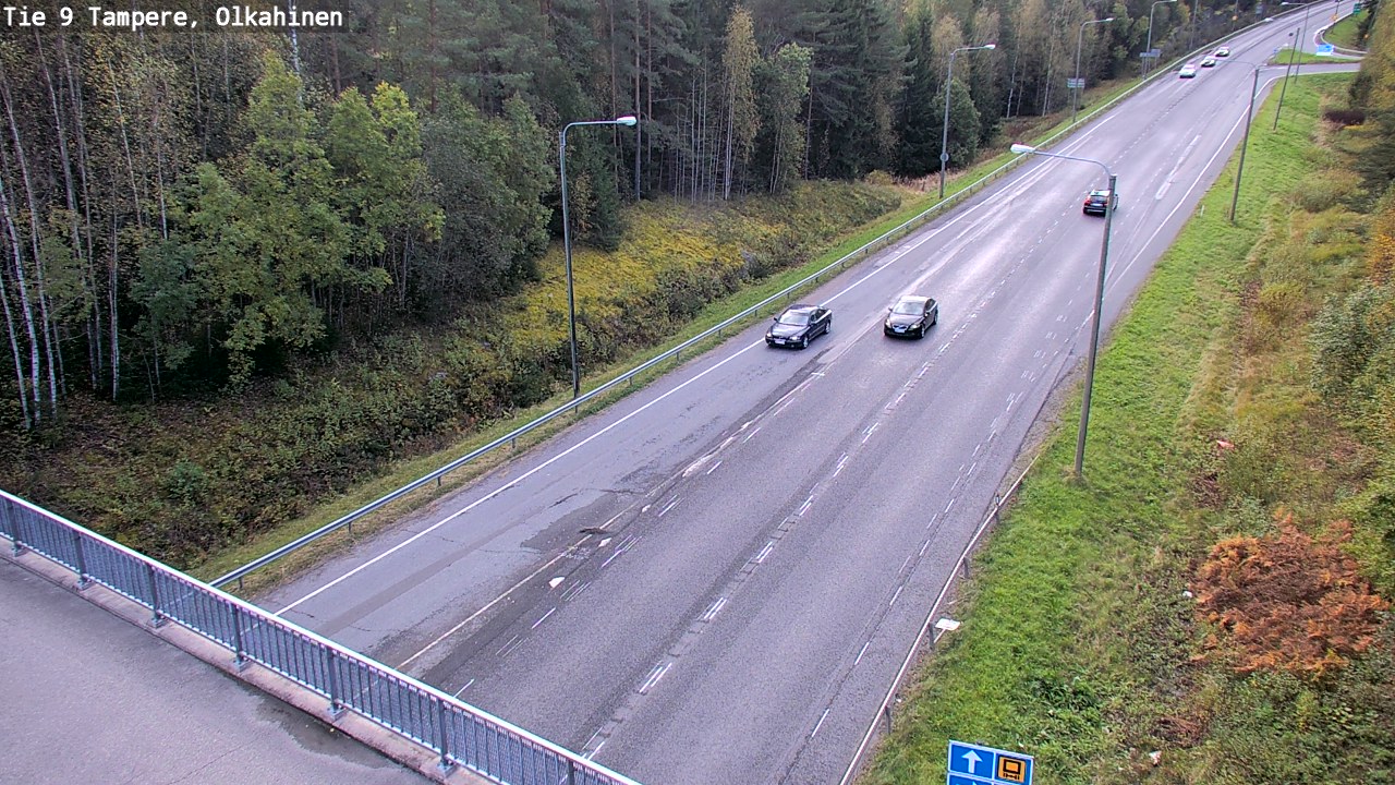 Weather Camera Image Road 9 Tampere, Olkahinen, Tampere, Pirkanmaa