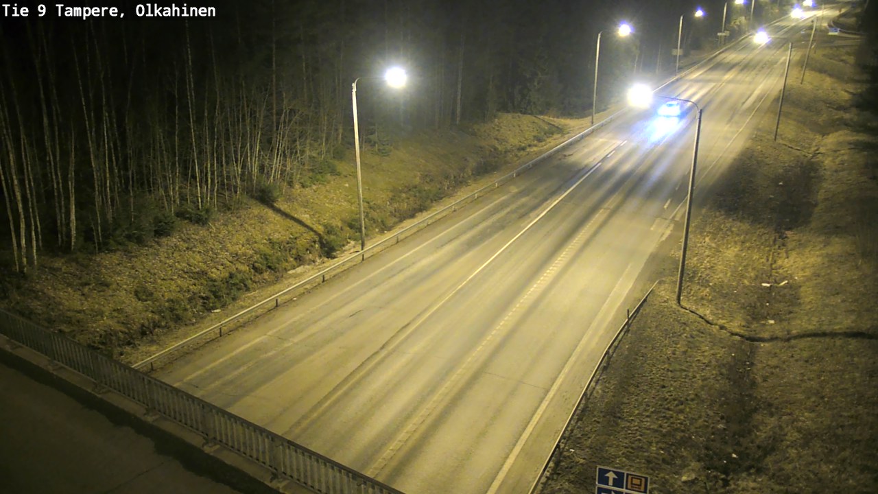 Weather Camera Image Road 9 Tampere, Olkahinen, Tampere, Pirkanmaa
