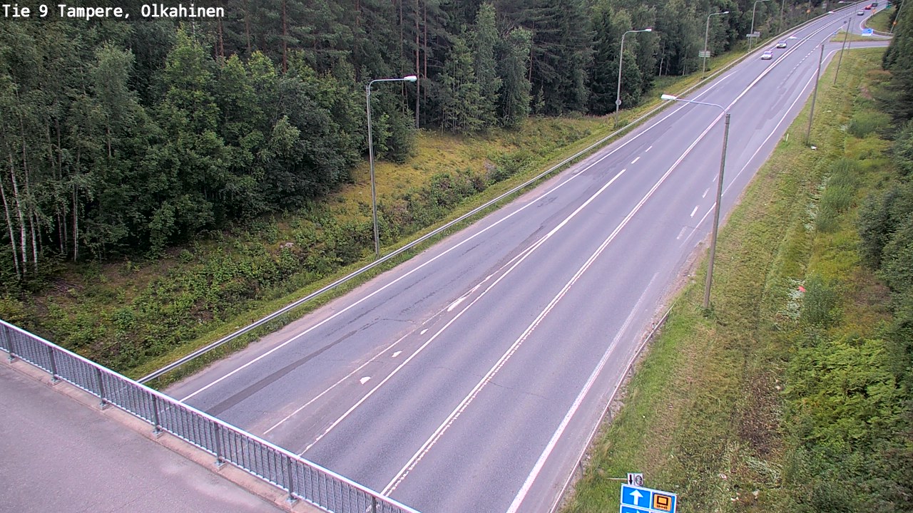 Weather Camera Image Road 9 Tampere, Olkahinen, Tampere, Pirkanmaa