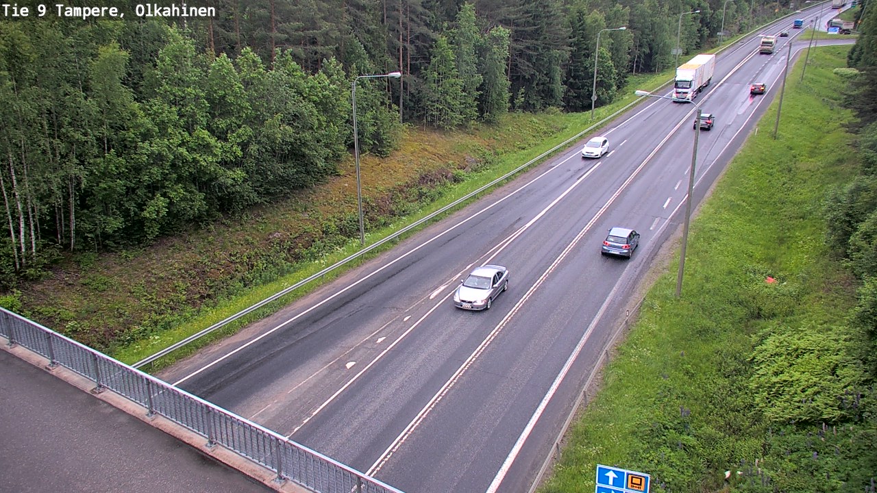 Weather Camera Image Road 9 Tampere, Olkahinen, Tampere, Pirkanmaa