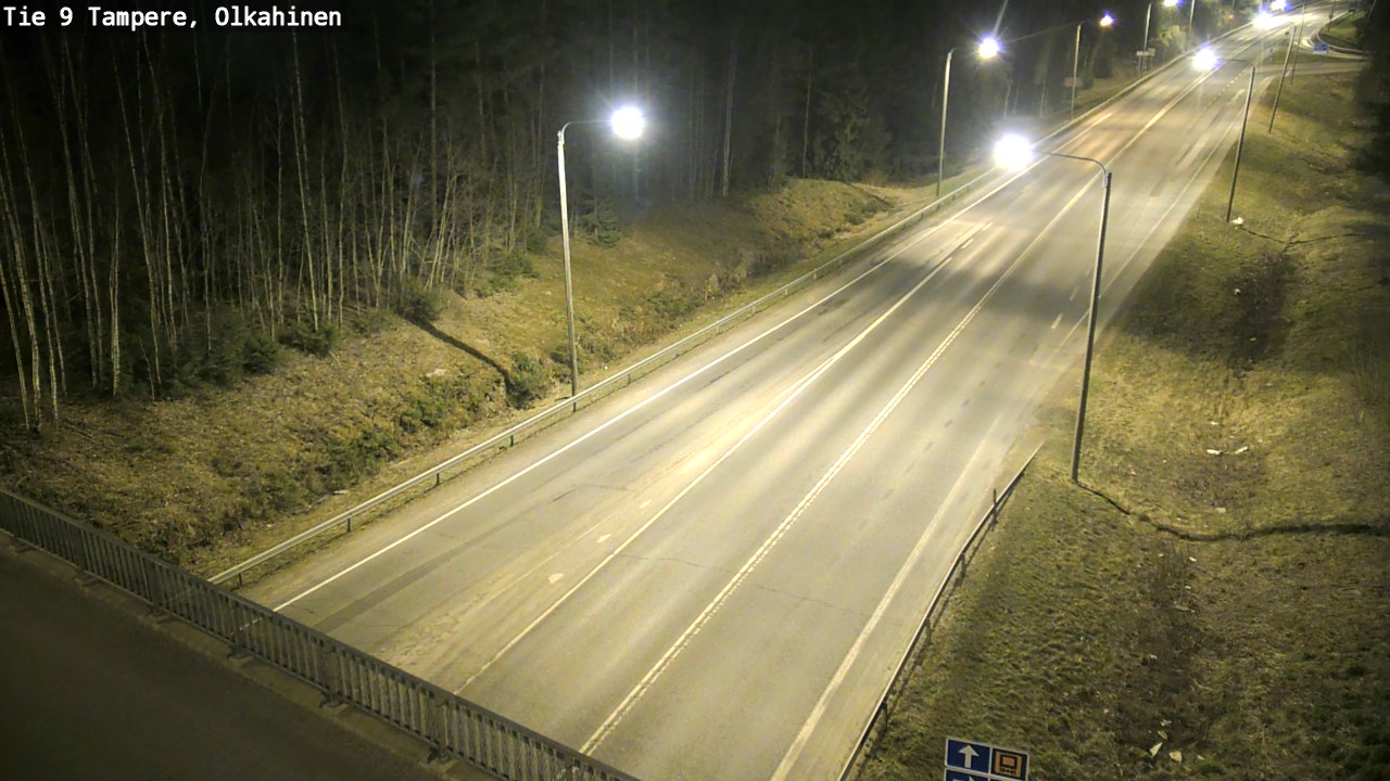 Weather Camera Image Road 9 Tampere, Olkahinen, Tampere, Pirkanmaa