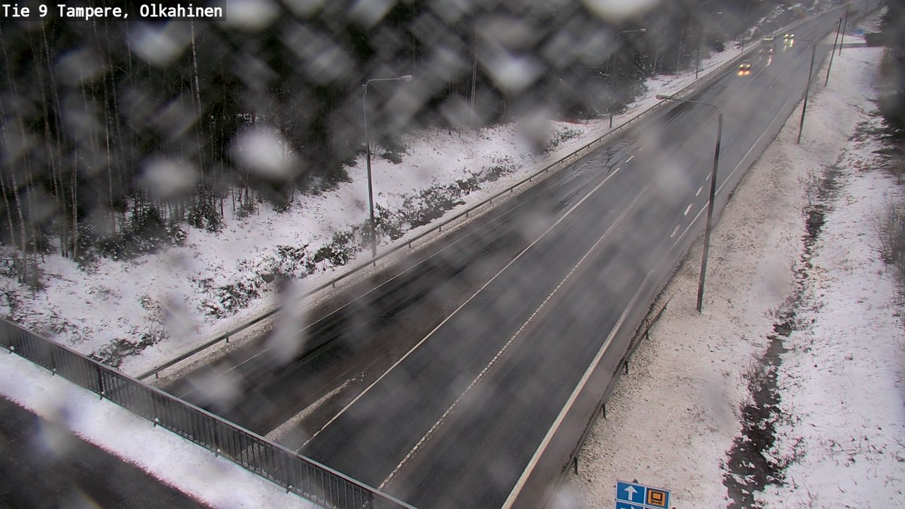 Weather Camera Image Väg 9 Tammerfors, Olkahinen, Tampere, Pirkanmaa