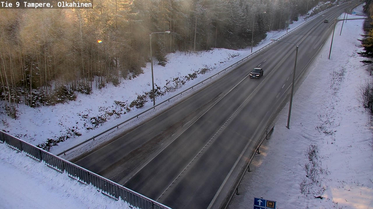 Weather Camera Image Väg 9 Tammerfors, Olkahinen, Tampere, Pirkanmaa