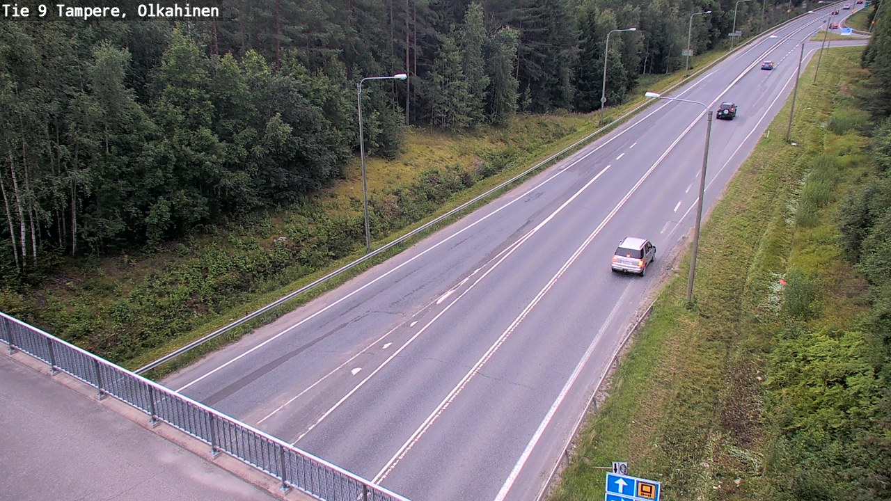Weather Camera Image Road 9 Tampere, Olkahinen, Tampere, Pirkanmaa