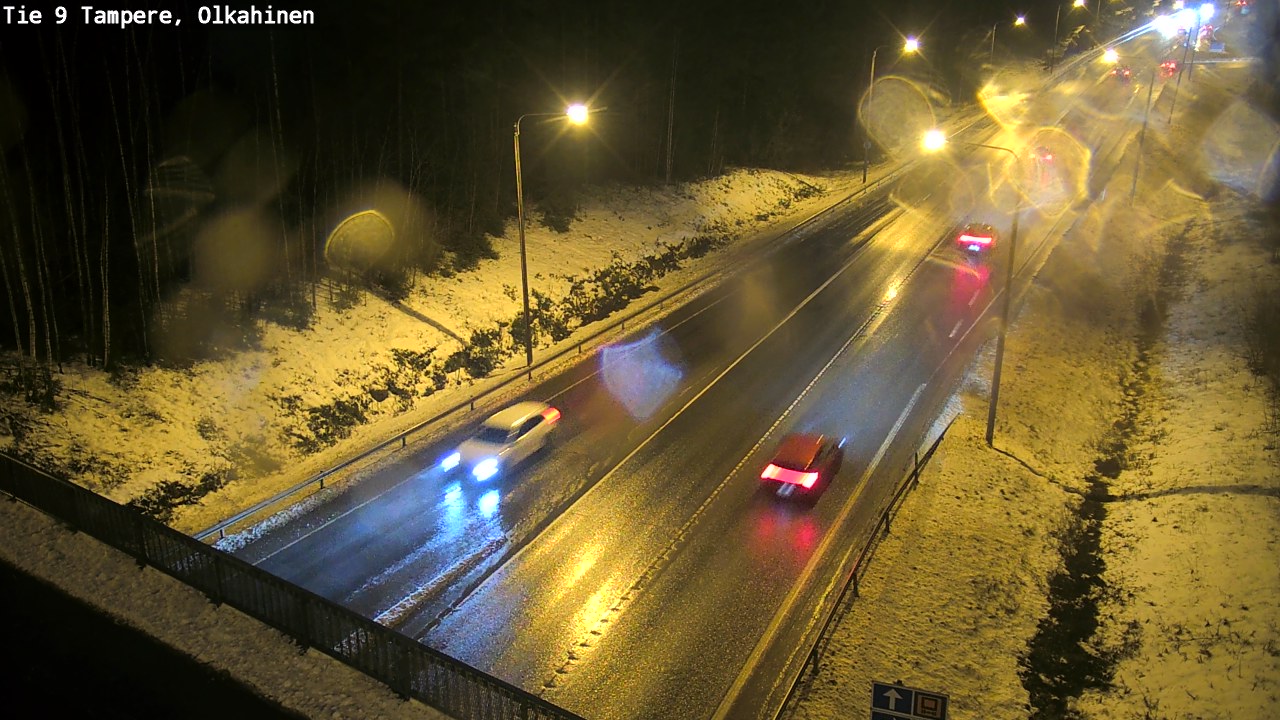 Weather Camera Image Väg 9 Tammerfors, Olkahinen, Tampere, Pirkanmaa